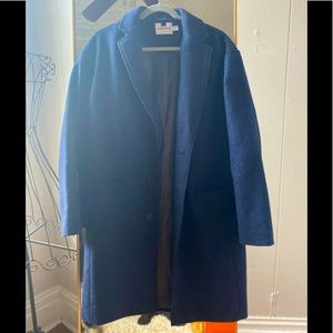 Navy Blue Duster Coat